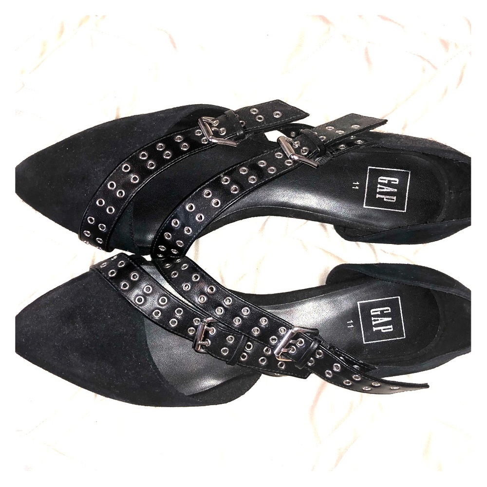 Gap moto o’dorsay flats belted NWOT